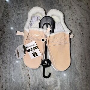 NWT Frog Toggs Women's 9 Slip On Mocassins Tan Winter Java Fur Lined Loafer Shoe